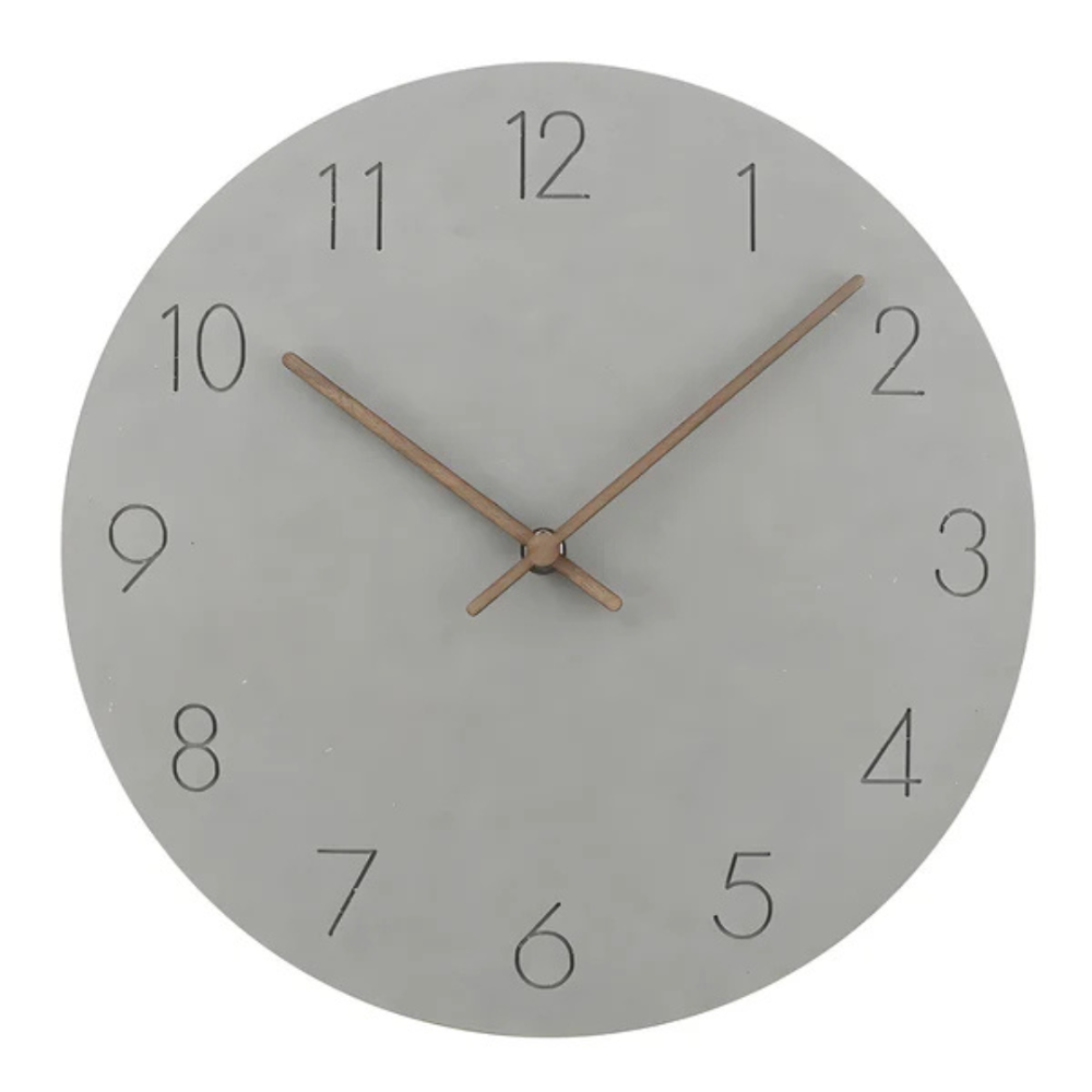 Modern Silent Wooden Wall Clock – Minimalist Design