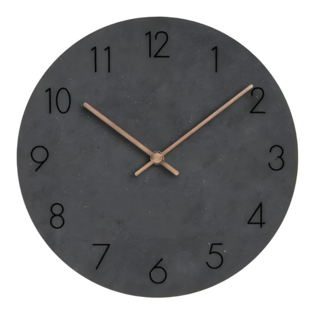 Modern Silent Wooden Wall Clock – Minimalist Design