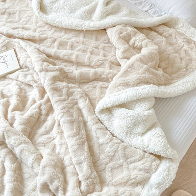 Soft Comfort Blanket for Bed, Sofa, and Travel
