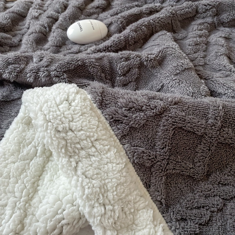 Soft Comfort Blanket for Bed, Sofa, and Travel