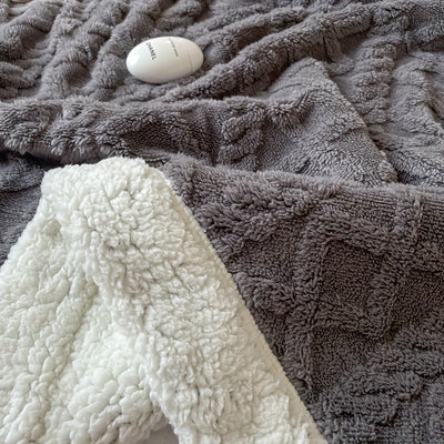 Soft Comfort Blanket for Bed, Sofa, and Travel