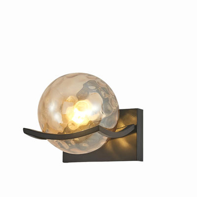 Modern LED Wall Lamp with Glass Panel