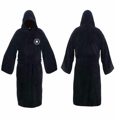 Men’s Long Flannel Bathrobe with Hood and Belt