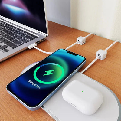 Magnetic Cable Organizer Clip for Desk & Office