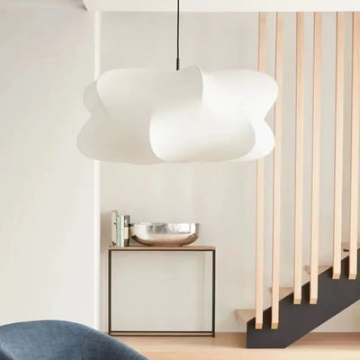 Japanese Silk Wabi Sabi Pendant Light