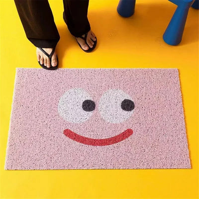 Mood Emoji Doormat Funny Welcome Mat Polyester Non-Slip