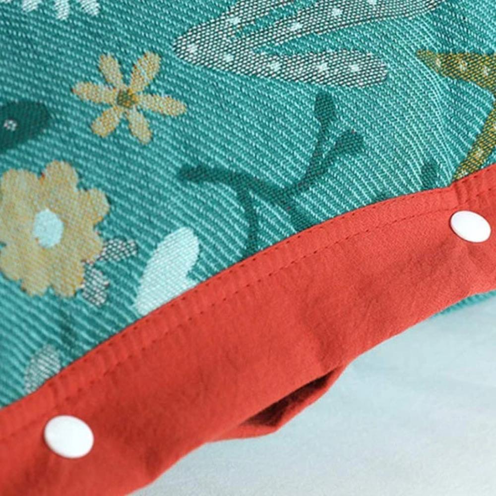 Coral Floral Cotton Pillow Sham – Breathable & Reversible