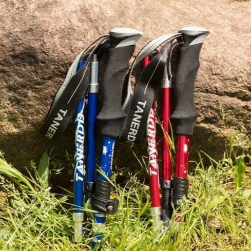 Collapsible Adjustable Trekking Poles for Hiking
