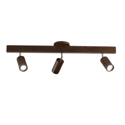 EcoLux Adjustable Wooden Ceiling Spotlight with LED Bulb Included