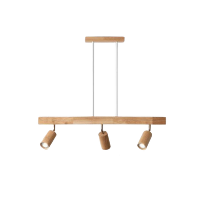 EcoLux Adjustable Wooden Ceiling Spotlight with LED Bulb Included
