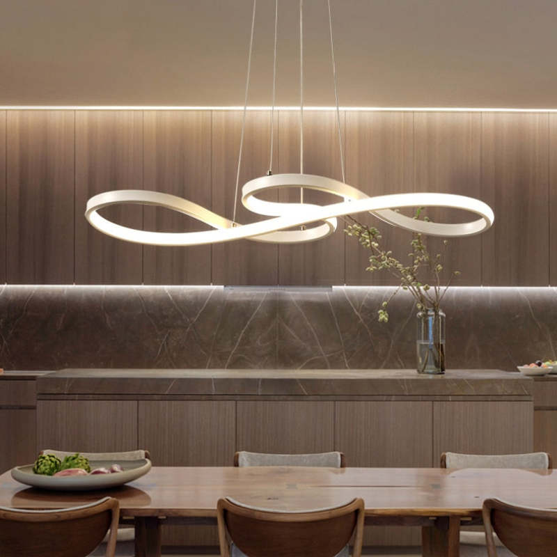 Musical Note LED Pendant Light – Modern Acrylic Ceiling Lamp