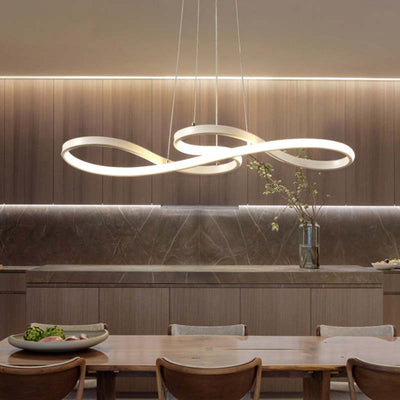 Musical Note LED Pendant Light – Modern Acrylic Ceiling Lamp