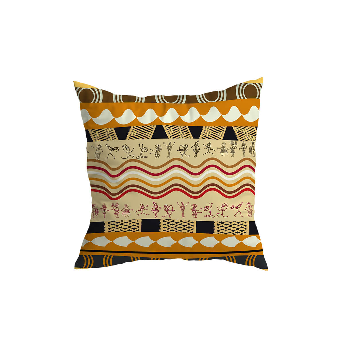 African Pattern Throw Pillow Cover for Home Decor