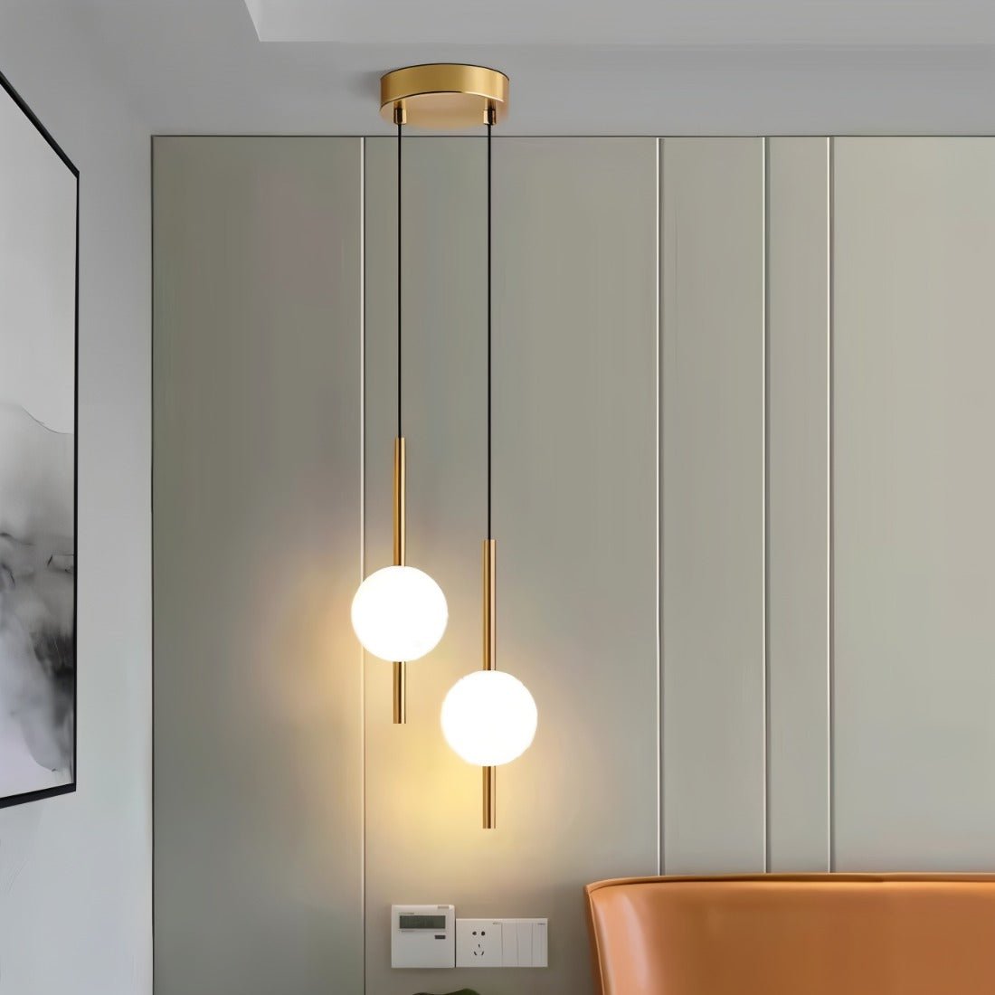 Afzal Glass Globe LED Pendant Light