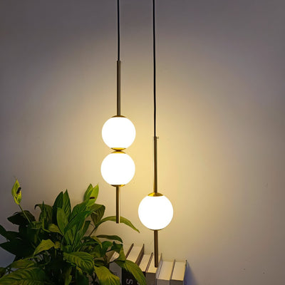 Afzal Glass Globe LED Pendant Light