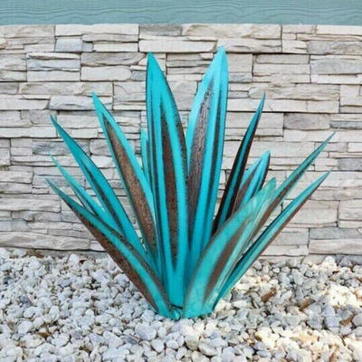 Handmade Agave Decorative Plant, Natural Polystone Design