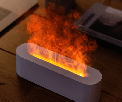 Flame Effect Air Humidifier and Aromatherapy Diffuser