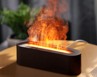 Flame Effect Air Humidifier and Aromatherapy Diffuser