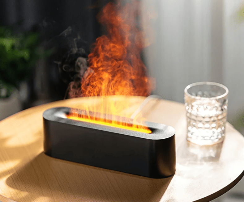 Flame Effect Air Humidifier and Aromatherapy Diffuser