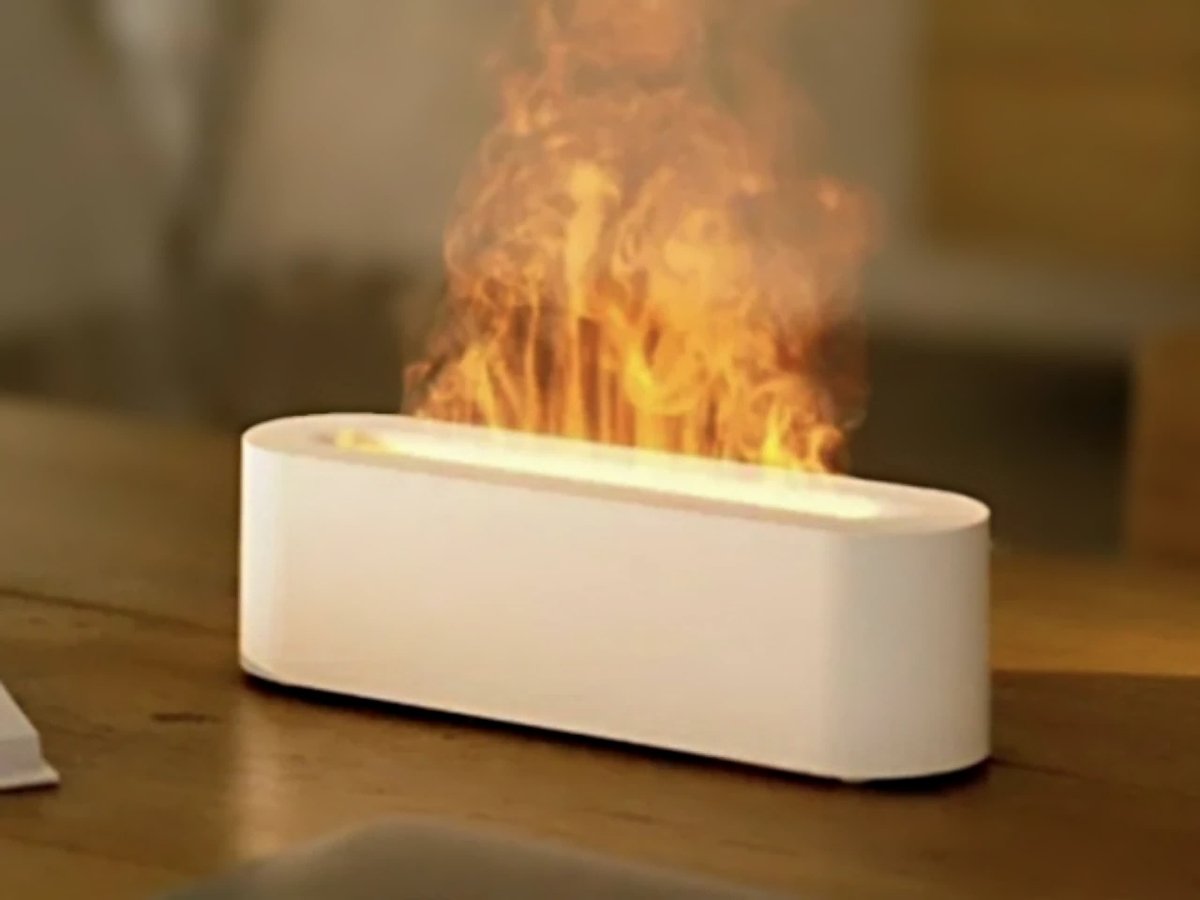 Flame Effect Air Humidifier and Aromatherapy Diffuser