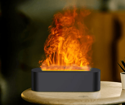 Flame Effect Air Humidifier and Aromatherapy Diffuser