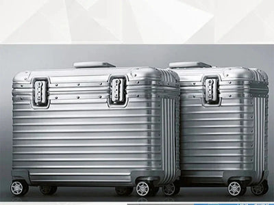Monaco Aluminum Magnesium Hard Shell Suitcase with 360° Spinner Wheels