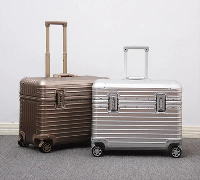 Monaco Aluminum Magnesium Hard Shell Suitcase with 360° Spinner Wheels