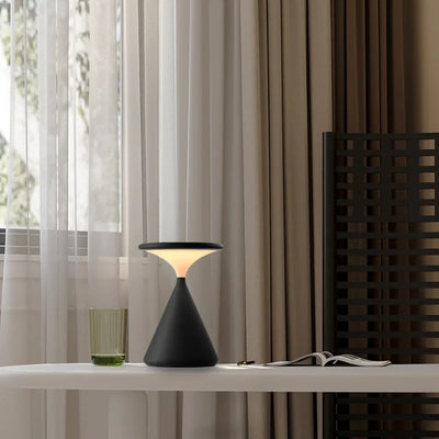 Hourglass Cordless LED Table Lamp with Touch Dimmer