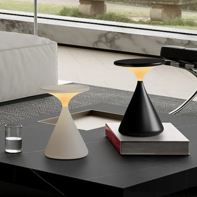 Hourglass Cordless LED Table Lamp with Touch Dimmer