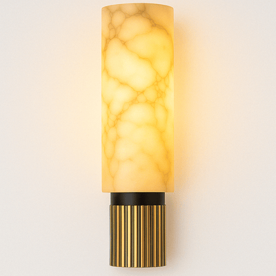 Alabaster Marble LED Wall Lamp – 37 cm