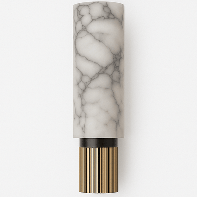 Alabaster Marble LED Wall Lamp – 37 cm