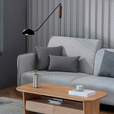 Swing Arm Wall Lamp with Dome Shade