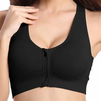 Women’s Sports Bra with Front Zipper Breathable
