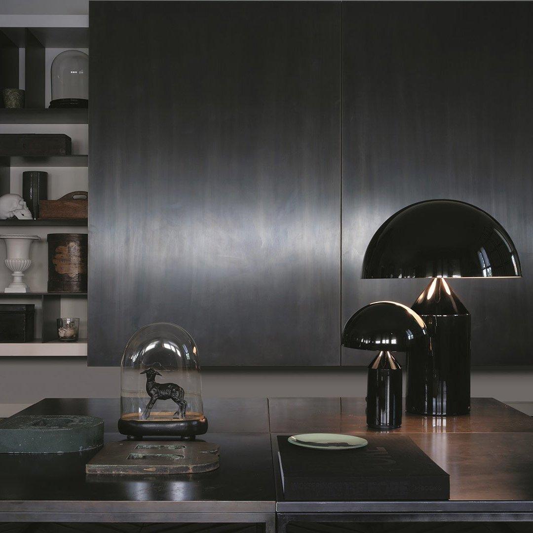 Atollo Metal LED Table Lamp – Modern Geometric Design