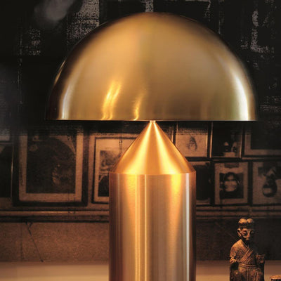 Atollo Metal LED Table Lamp – Modern Geometric Design