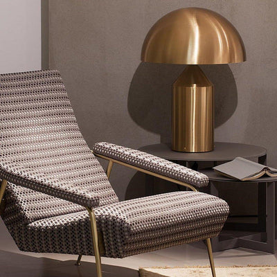 Atollo Metal LED Table Lamp – Modern Geometric Design