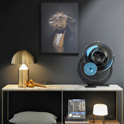 Atollo Metal LED Table Lamp – Modern Geometric Design