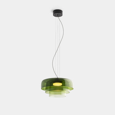 Nordic Glass Hanging Light – Unique Metal & Glass Pendant
