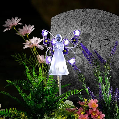 Solar Angel LED Garden Light for Outdoor Decoration