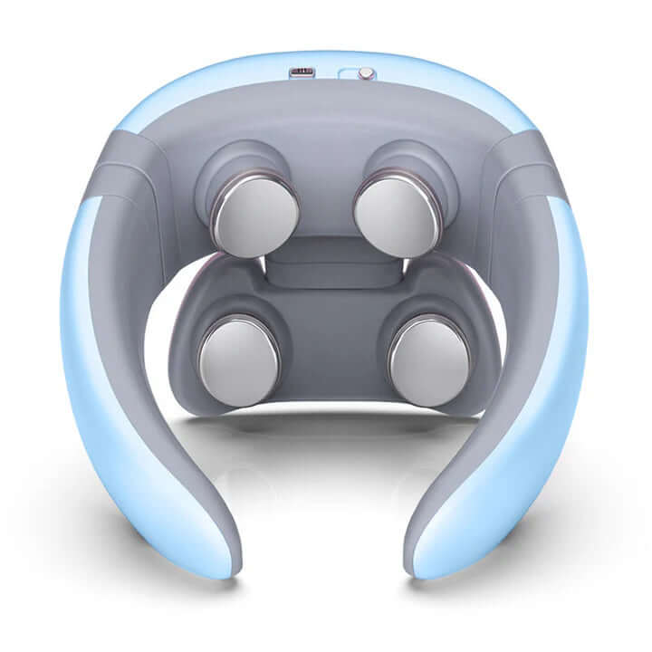 Compact Neck Massager with 360° Rotating Heads