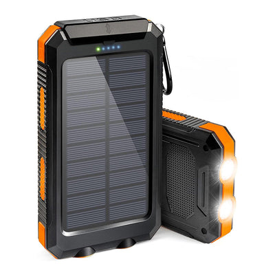 Solar Power Bank 20000mAh with LED Light