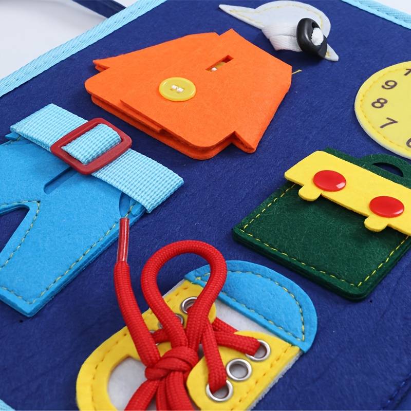 Montessori Activity Book for Toddlers – Fine Motor Skills Toy