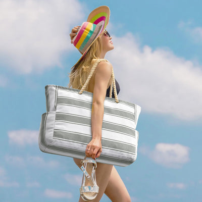 SandAway Waterproof Oversized Beach Tote with Pockets