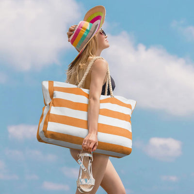 SandAway Waterproof Oversized Beach Tote with Pockets