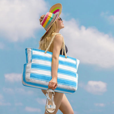 SandAway Waterproof Oversized Beach Tote with Pockets