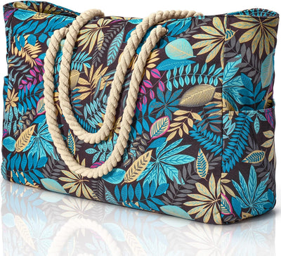 SandAway Waterproof Oversized Beach Tote with Pockets