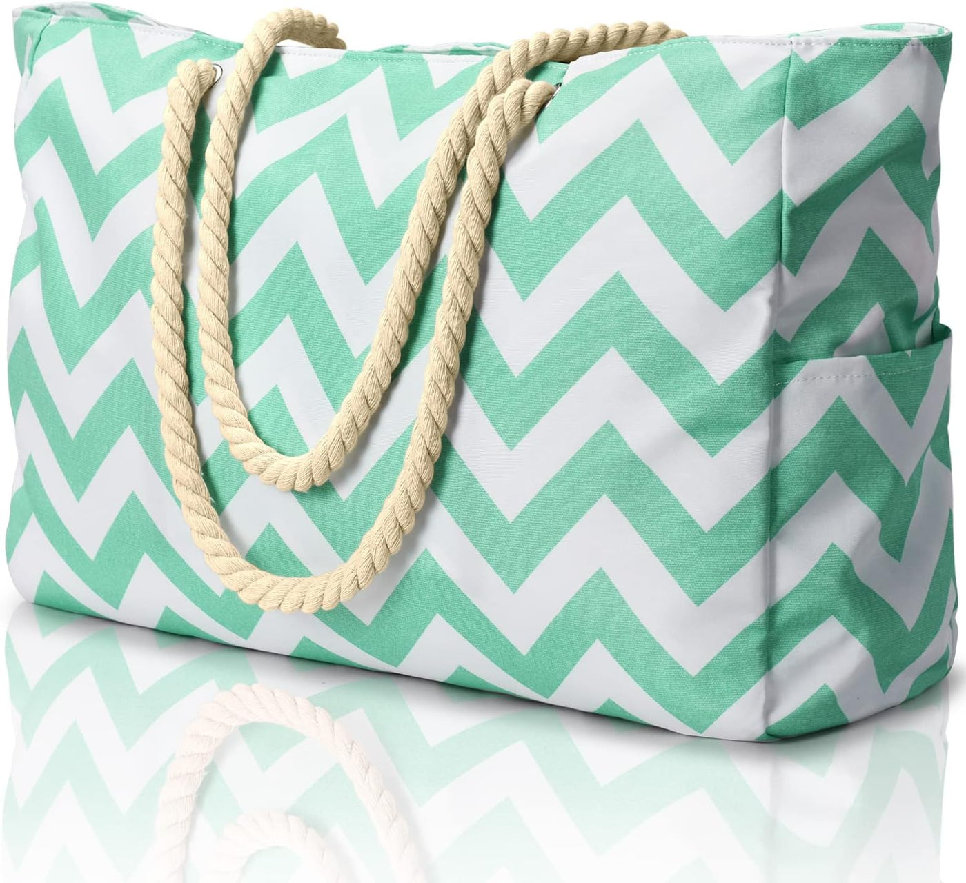SandAway Waterproof Oversized Beach Tote with Pockets
