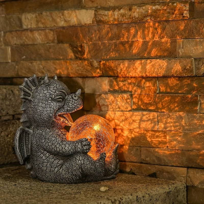 LED Dragon Shaped Table Lamp Rechargeable