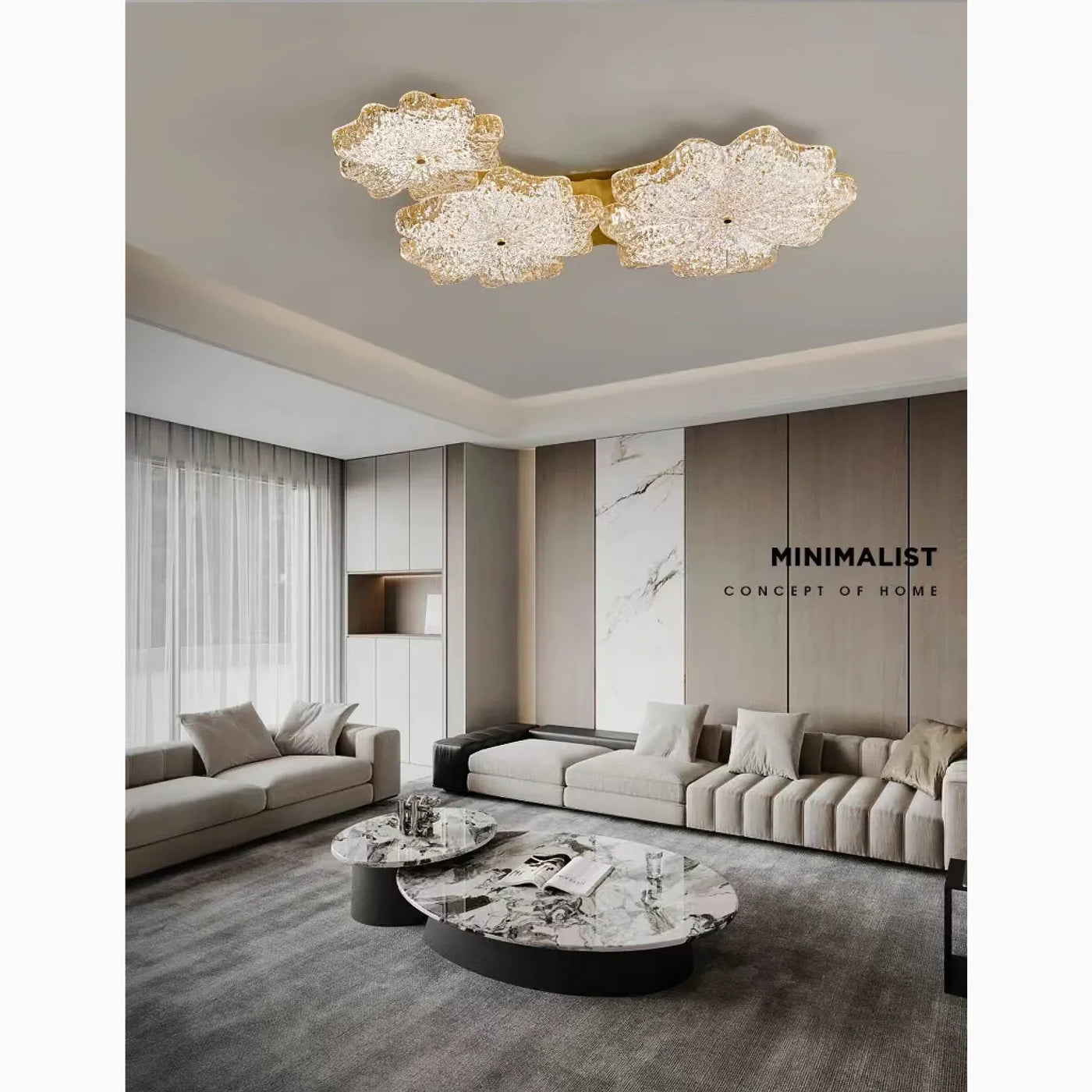 VerdantGlow Nordic Leaf LED Chandelier – Elegant Modern Design