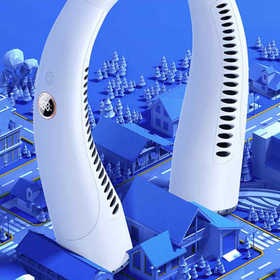 Bladeless Neck Fan with 3 Speeds